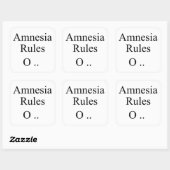 健忘症 スクエアシール (シート)