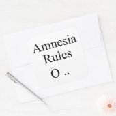 健忘症 スクエアシール (封筒)