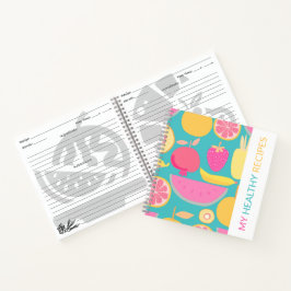 健空白の康レシピ帳 ノートブック