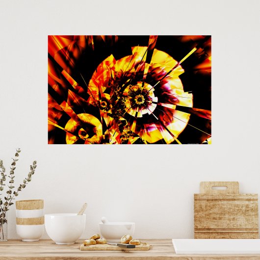 側副損傷 ポスター (キッチン)