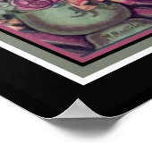 『側室』1920年のアールデコプリント ポスター (角)