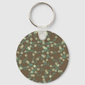 側枝の付いた花 キーホルダー (裏面)