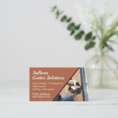 側溝補修保守清掃 名刺 (スタンド正面)