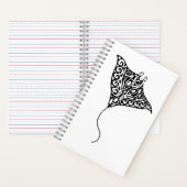 側線デザイン ノートブック (内側)