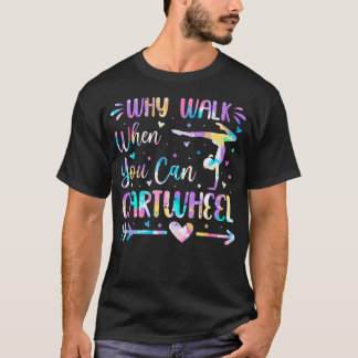 側転ガール 体操 Tシャツ