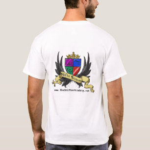 側面がTシャツを選ぶベルト寄せアカデミー Tシャツ