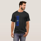 側面に旗の色が付いたグアム Tシャツ (正面フル)