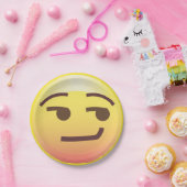 側面の一見のきざなEmojiの紙のパーティーのプレート ペーパープレート (パーティー)