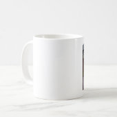 側面の正方形 コーヒーマグカップ (正面左)