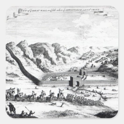 側面の素晴らし壁のビュー スクエアシール (正面)