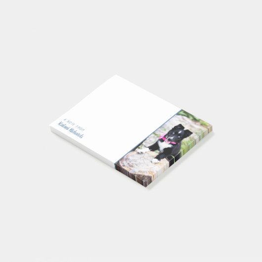 側面写パーソナライズされた真の投稿メモ ポストイット (アングル)