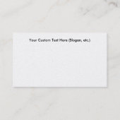 側面脊柱のカイロプラクティックの名刺 名刺 (裏面)