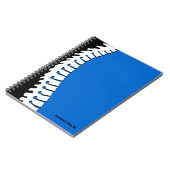 側面脊柱のパーソナライズなノート ノートブック (左側)