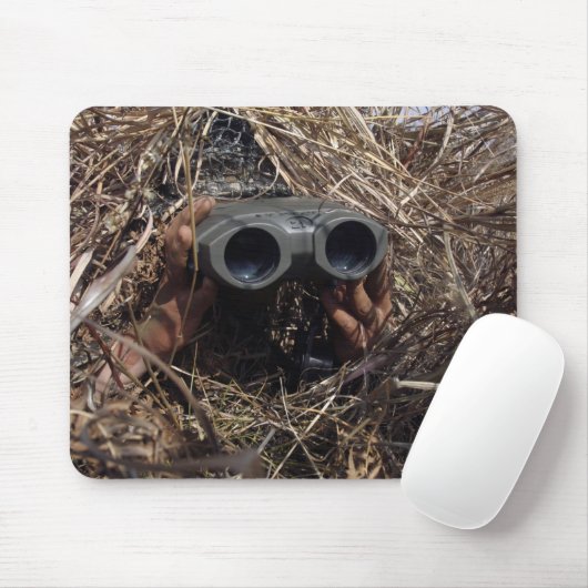 偵察の観察者は観察技術を実践する マウスパッド (マウス)