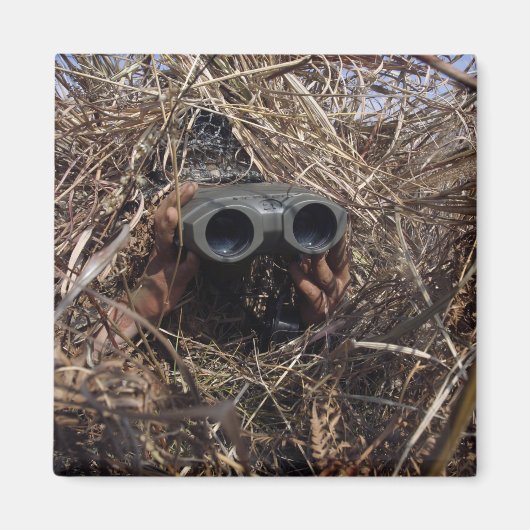 偵察の観察者は観察技術を実践する マグネット (正面)