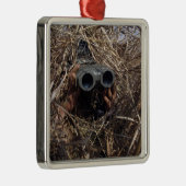 偵察の観察者は観察技術を実践する メタルオーナメント (右)