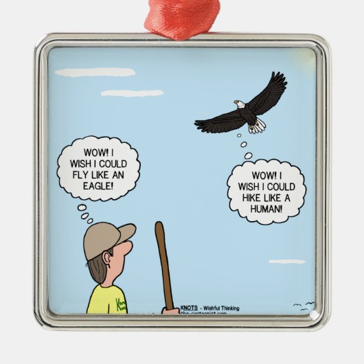 偵察者およびワシの思考 メタルオーナメント (正面)