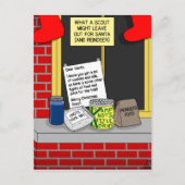 偵察者のサンタの御馳走 シーズンポストカード (正面)