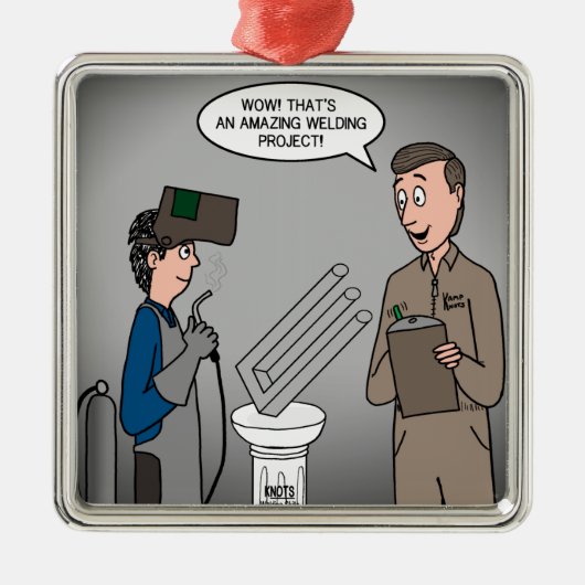 偵察者の溶接 メタルオーナメント (正面)