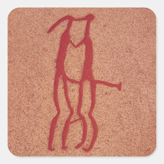 偶像カップル スクエアシール (正面)