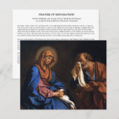 「偶像崇拝」法のカトリック祈りの言葉 (正面/裏面)