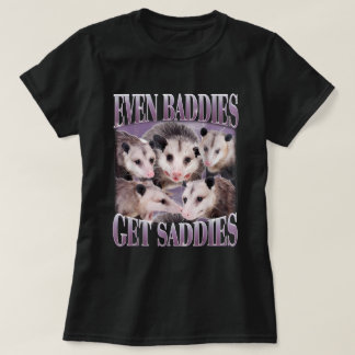 偶数バディーズGet Saddes Opossum 90s Possumミーム Tシャツ