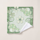 偶然お洒落混合媒体 バスタオルセット (ウォッシュタオル)