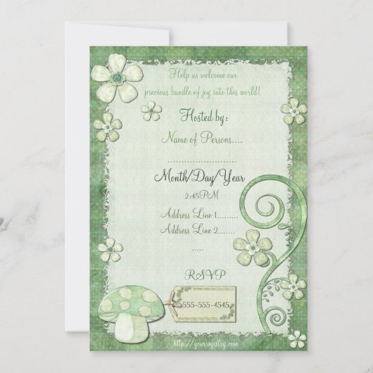 偶然お洒落混合媒体 招待状 (裏面)