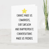 偶然にも同僚になった カード (正面)