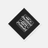 偶然に我々の同僚がクラシック スタンダードカクテルナプキン (角)