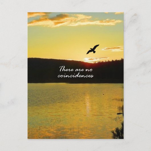 偶然の一致は無い ポストカード (正面)