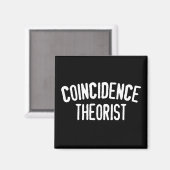 偶然の理論家 – 冷蔵庫マグネット マグネット (正面/裏面)