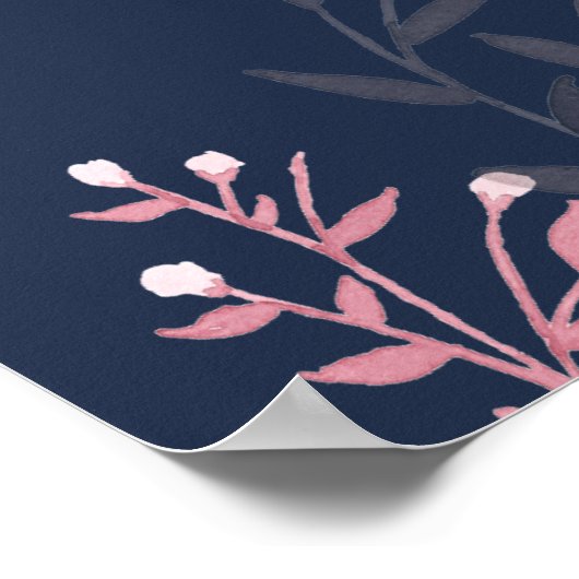 偶然の神の奇跡の引用文スクリプトフローラ ポスター (角)