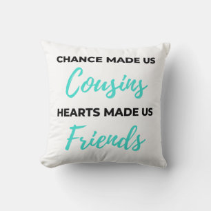 偶然の私たち従兄弟のハートは私たちを友達にした2 クッション