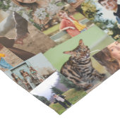 偶然の重なり合う写真コラージュテンプレート ショートテーブルランナー (コーナー)