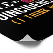 偶然パイ – 数学の恋人パイ日科学 ポスター (角)