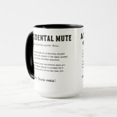 偶発的なミュートのマグ – クラシックズームの呼び出しblunder マグカップ (正面左)