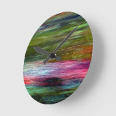 偶発芸術 ラウンド壁時計 (傾斜)