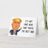「偽おもしろいのニュース」トランプ神父の日 カード (正面)