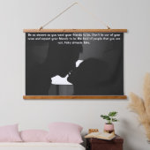 偽のカップルを暗いジェスチャーで引き付ける 吊り下げ型タペストリー (寝室)