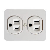 偽のコンセント マグネット (横)