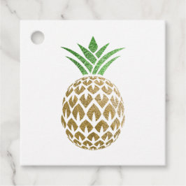 偽のゴールドの箔のピンク色のイベントプランナー フェイバータグ