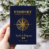 偽のゴールドコンパス トラベルパスポート 旅行先 招待状