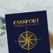 偽のゴールドコンパス トラベルパスポート 旅行先 招待状
