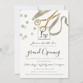 偽のシルバーリボンカット式オープニングセレモニー 招待状 (正面)