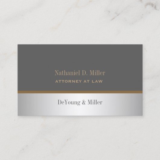 偽のシルバー、DIY 背景 名刺 (正面)