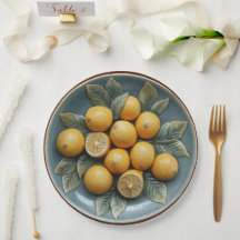 偽のストーンウェア陶芸 レモン