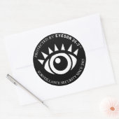 偽のセキュリティシール ラウンドシール (封筒)