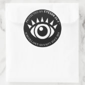 偽のセキュリティシール ラウンドシール (バッグ)