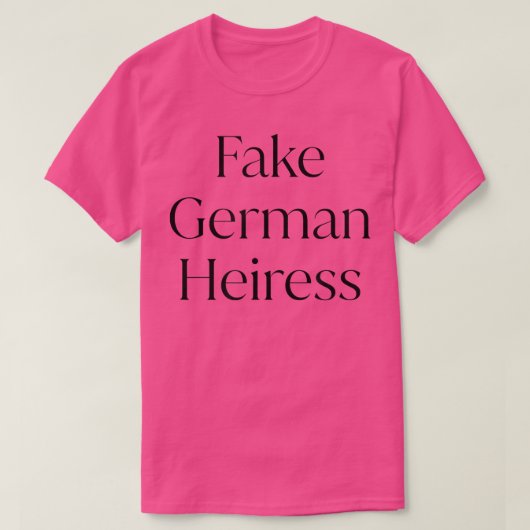 偽のドイツの家長  Tシャツ (デザイン正面)